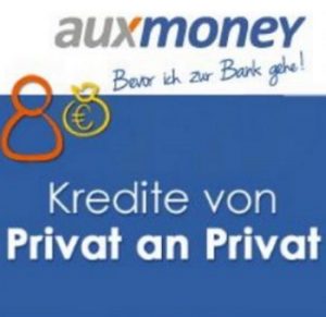 Kreditplattform von Auxmoney